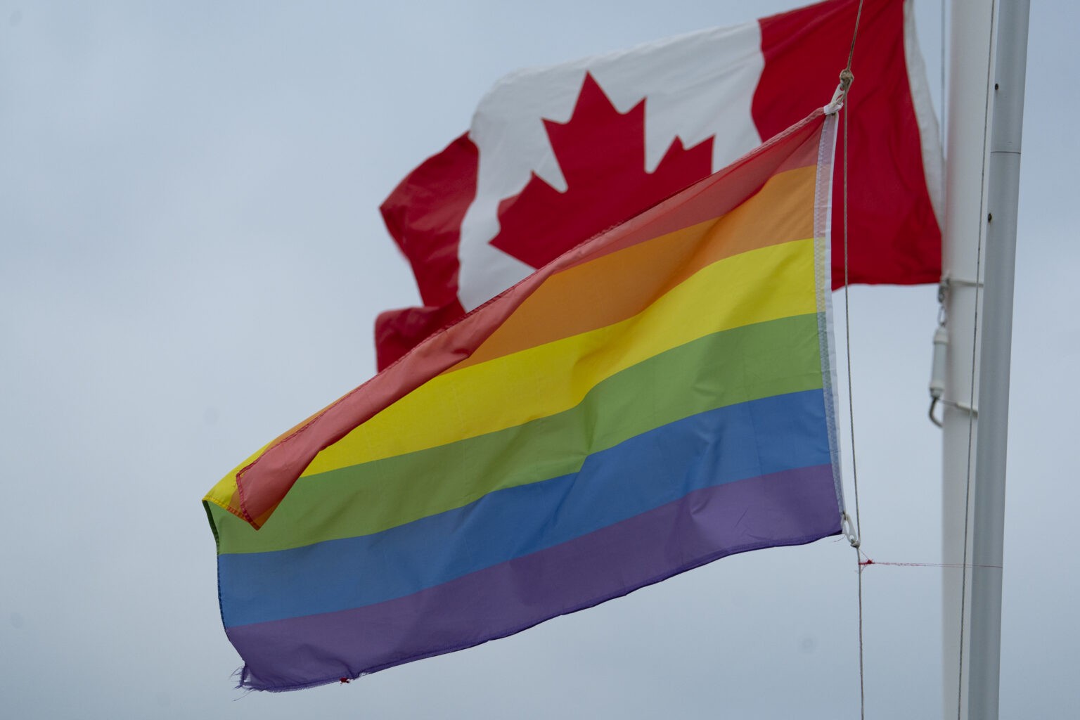 Canada and Pride Flag