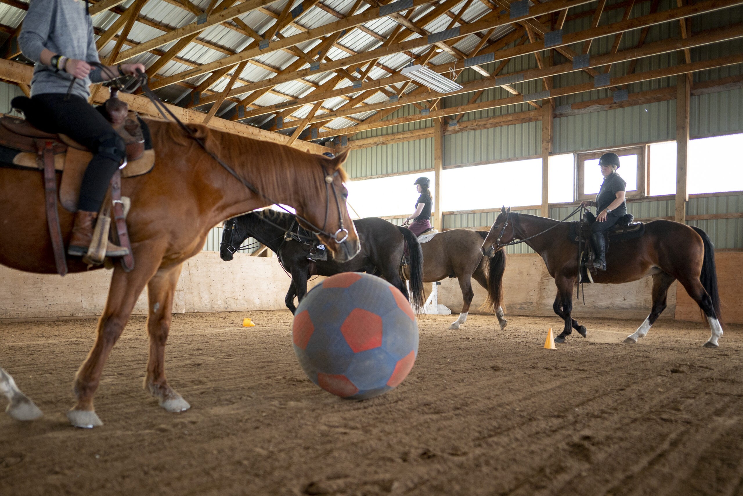 PRI Team riding horses 