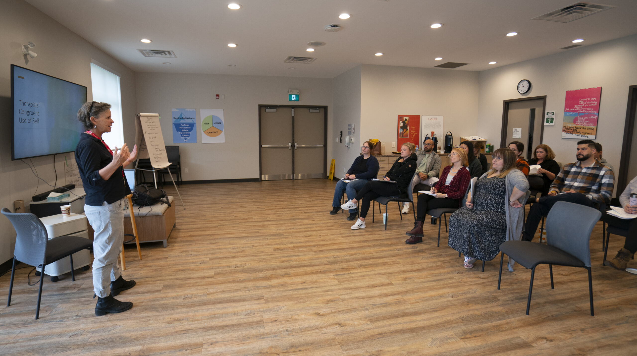 Image from the Pine River Institute CFI Clinical Therapist Training in Mulmer, Ontario on Thursday, September 21, 2023.(Photo by Peter Power)