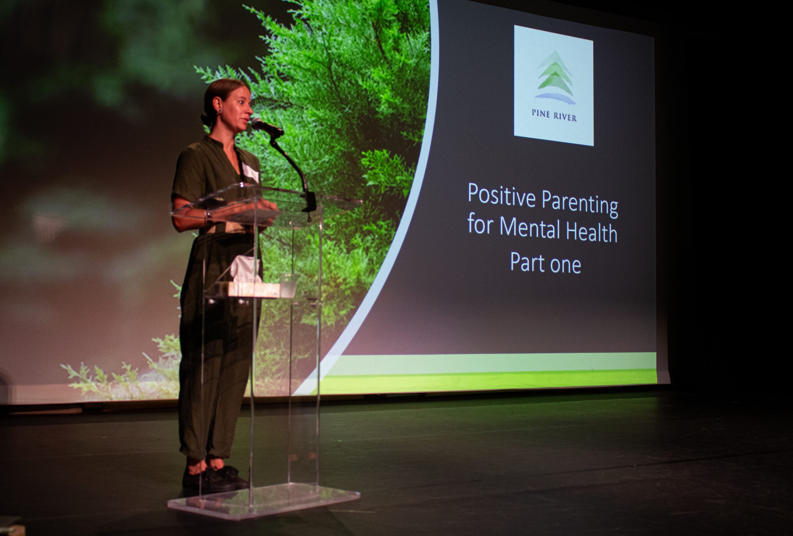 Amanda talking about the positive parenting